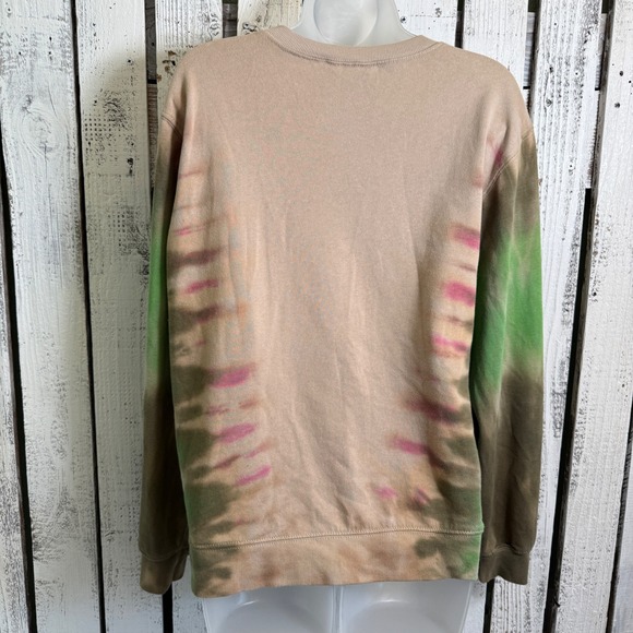 Grateful Dead‎ Floral Bear Tie Dye Sweatshirt Women's Large Crewneck Boho Hippie - Picture 7 of 10